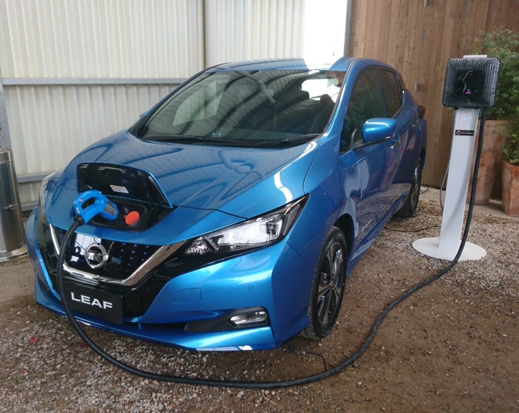 Nissan Leaf vehicle to grid technology