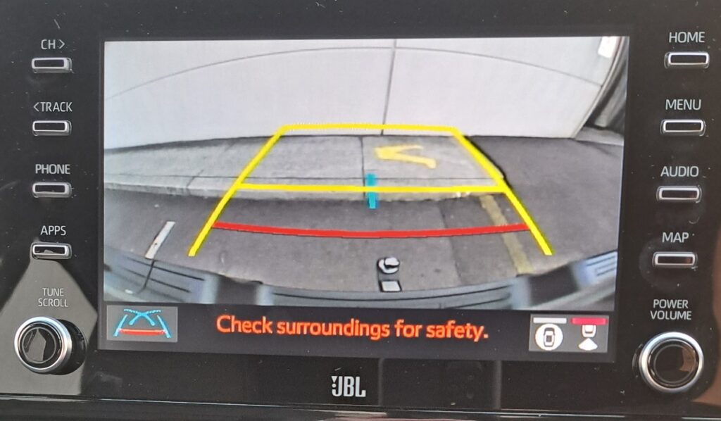 Toyota HiLux Rogue rear view camera